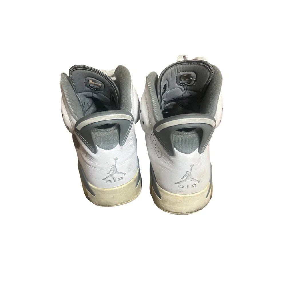 Jordan 6 Rings Cool Grey White Basketball Shoes CT8529-100 Mens 8.5